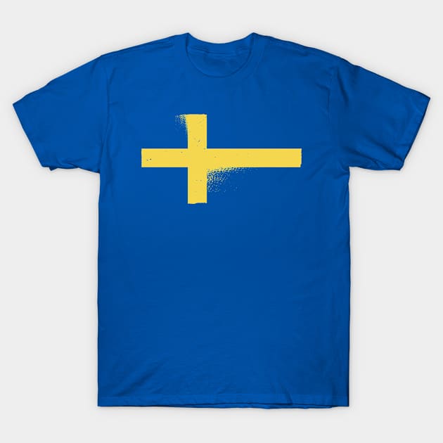 Sweden Flag Swedish Flag Nordic Patriotic Mens Kids Womens T-Shirt by pipsmerch